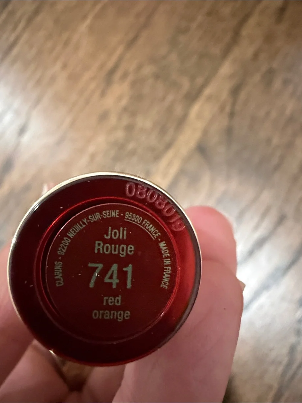 Clarins Joli Rouge 741 red orange